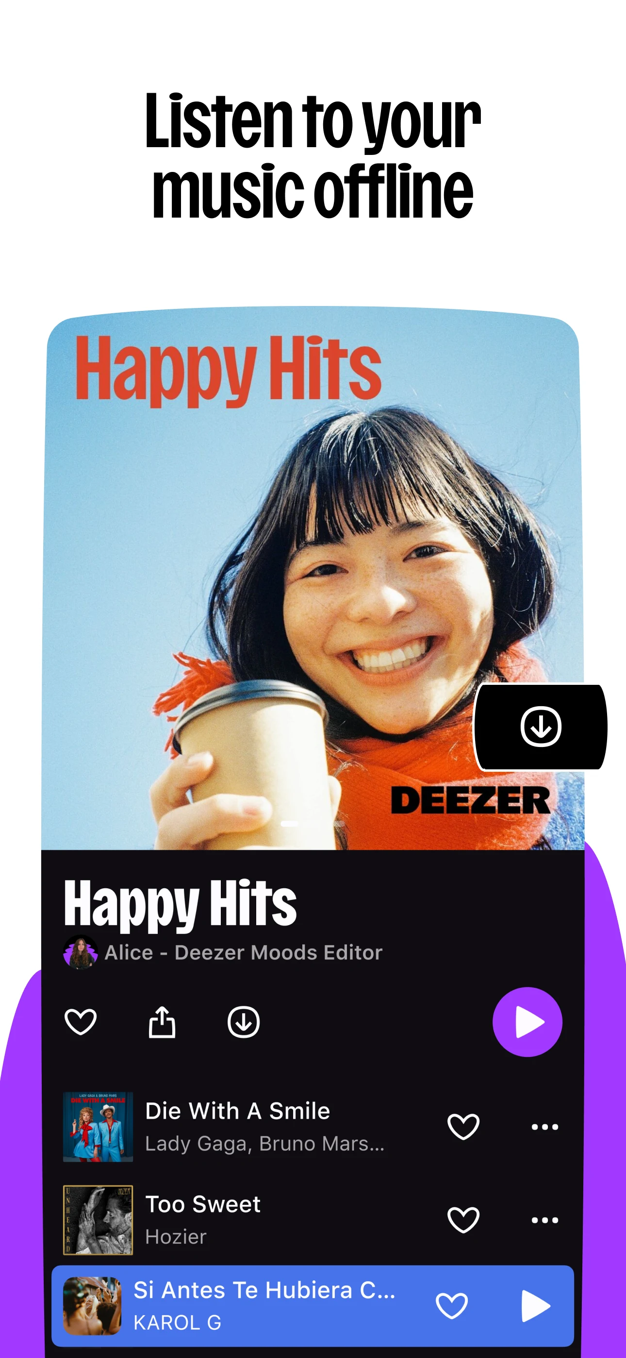 Deezer: Music & Podcast Player screenshot